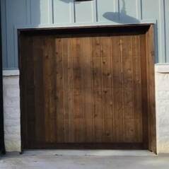 round rock wood garage doors